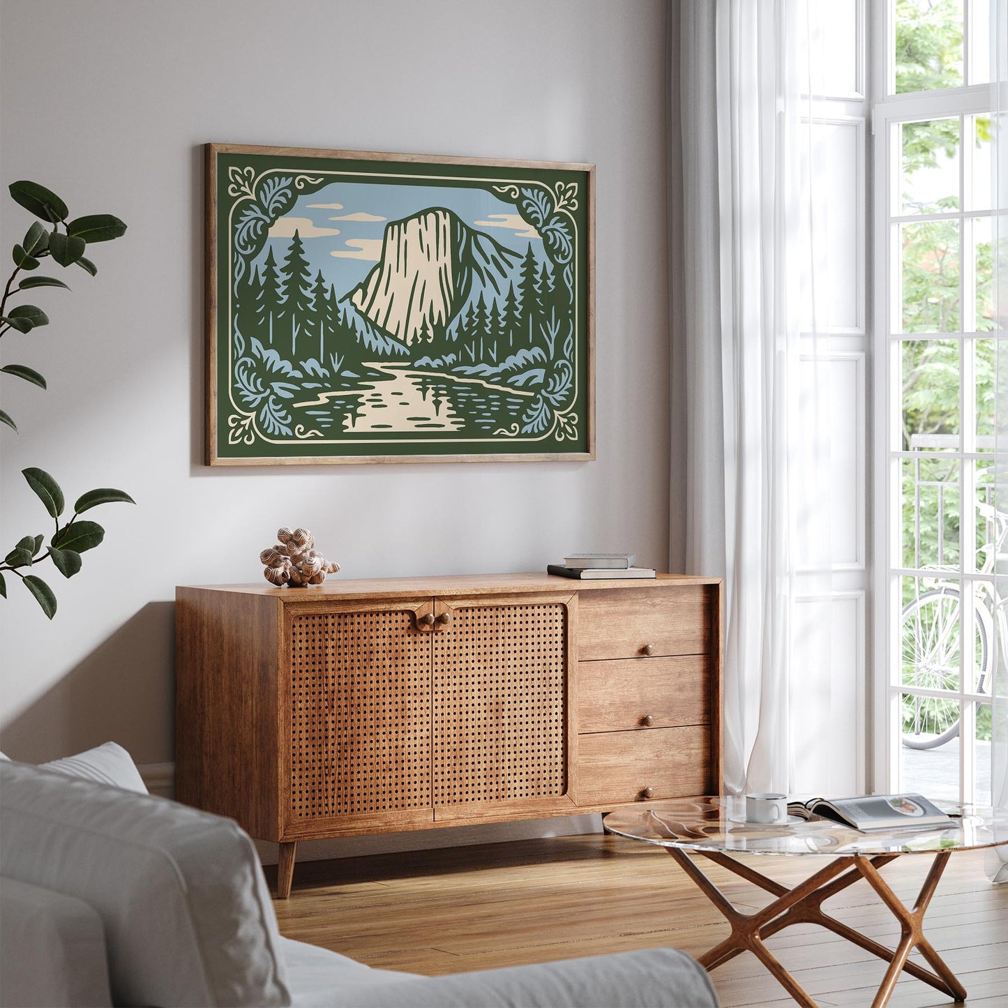 Yosemite National Park Poster - Landscape Horizontal Art Print