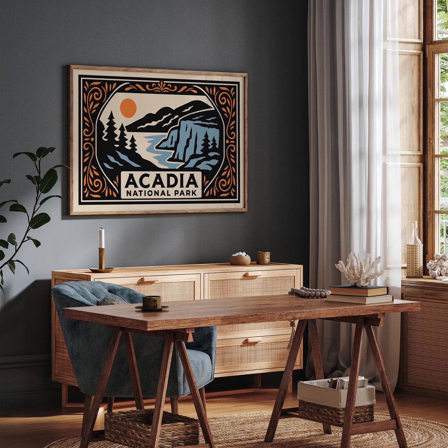 Acadia National Park Horizontal Wall Art Print