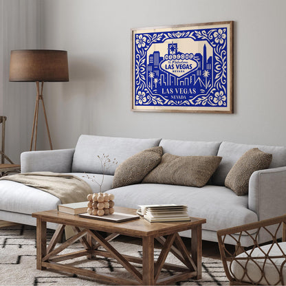 Las Vegas Nevada Poster - Horizontal Travel Wall Art