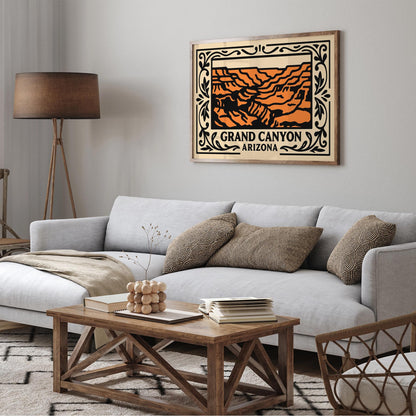 Grand Canyon Arizona Poster - Travel Horizontal Print