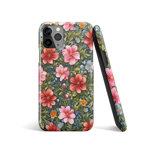 William Morris Floral Pattern iPhone Case