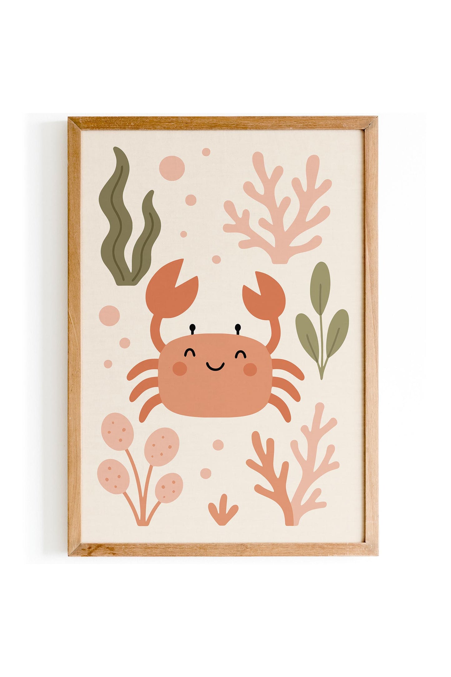 Funny Crab Poster – Cute Kids Wall Art
