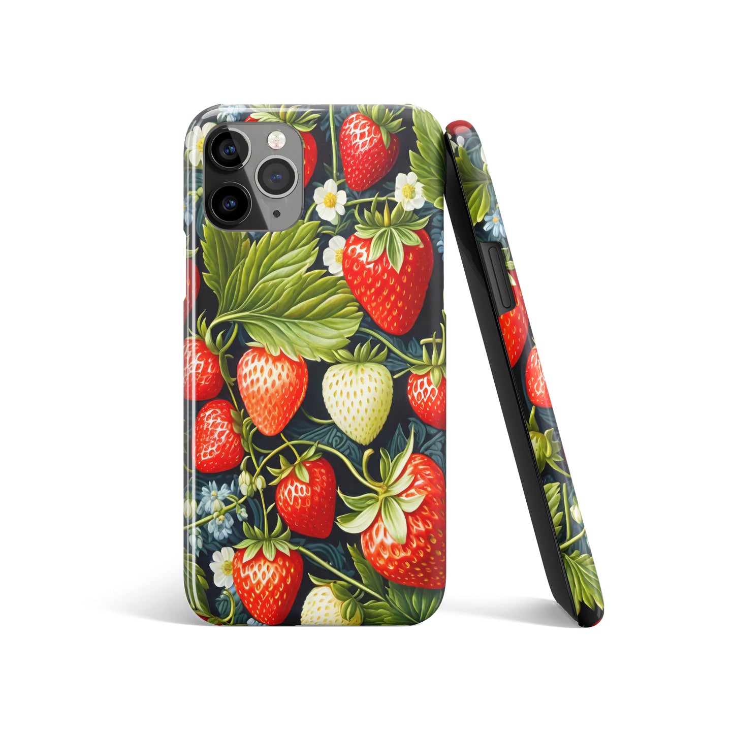 Fraises Pattern iPhone Case