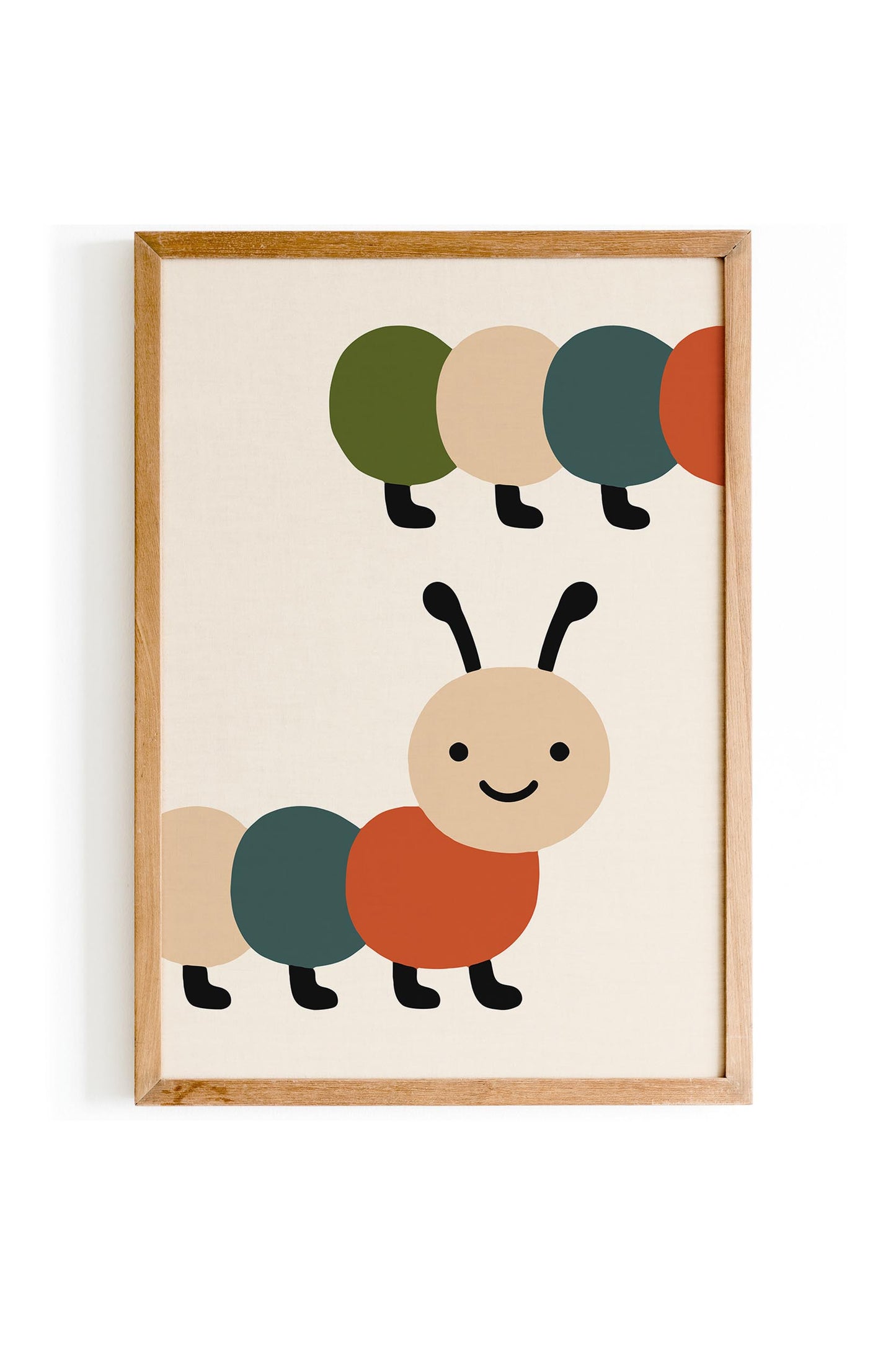 Cute Caterpillar Poster - Nursery Wall Art