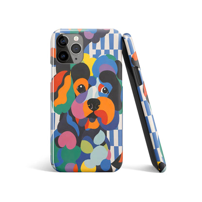 Cute Retro Dog iPhone Case