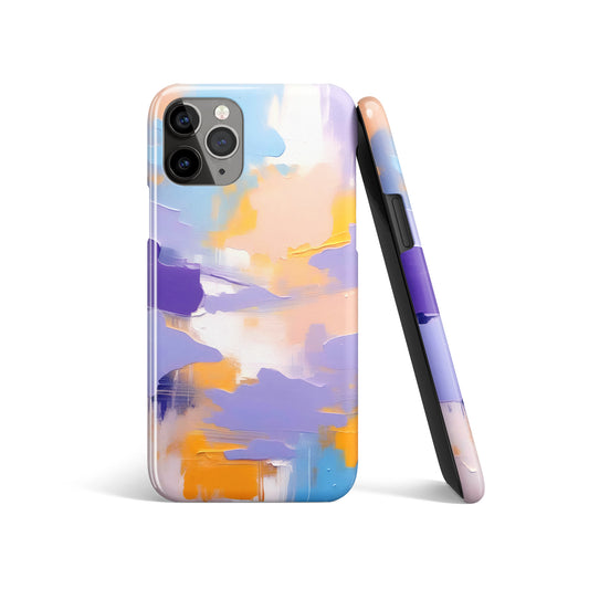 Abstract Lavender Painting iPhone Case