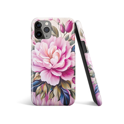 Pink Flower Painting iPhone Case