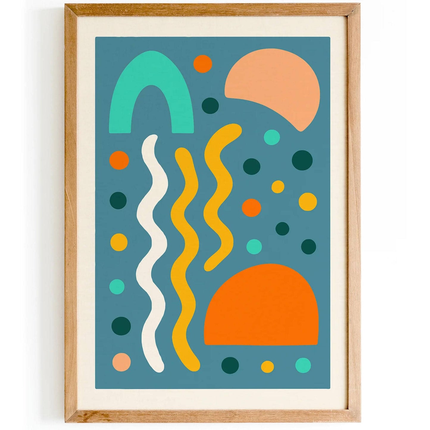 Colorful Kids Room Decor - Abstract Print