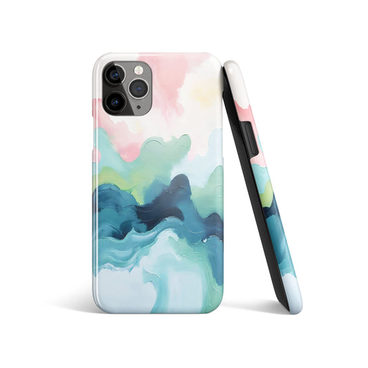Abstract Ocean Painting iPhone Case