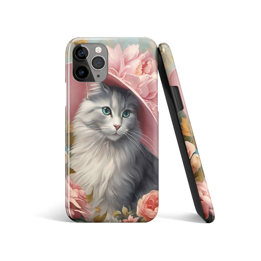 Cute Cat Portrait iPhone Case