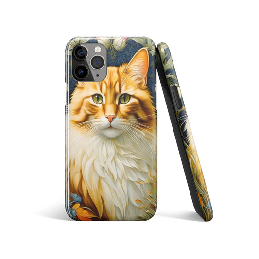 Stylish Cat Art iPhone Case