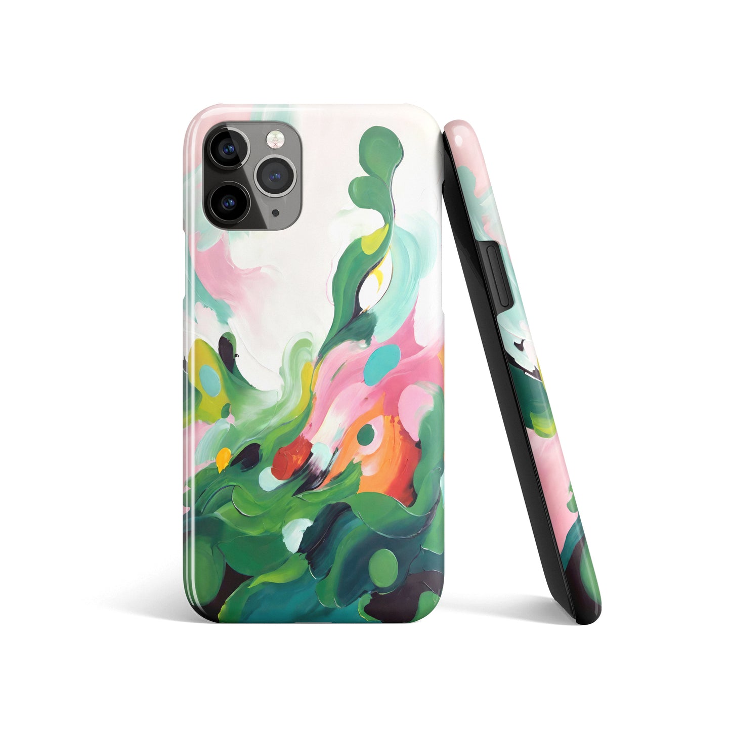 Garden Abstract Painting iPhone Case