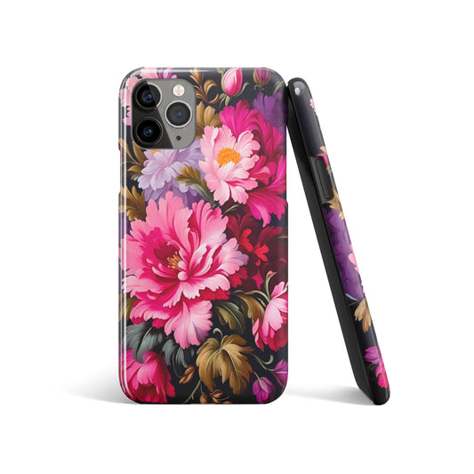 Pink Peonies Flowers iPhone Case