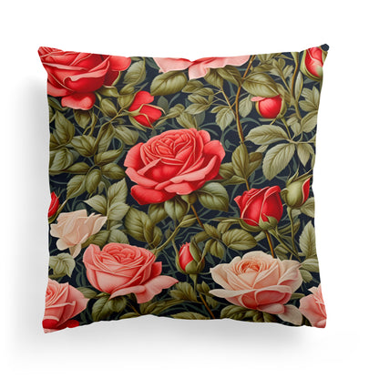 Garden of Roses Throw Pillow