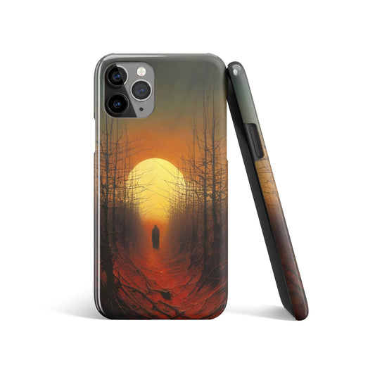 Mystical Sunset Forest iPhone Case