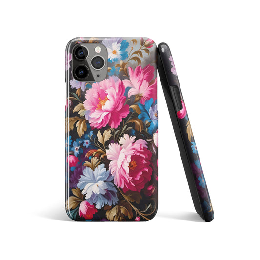 Eclectic Blossom Flowers iPhone Case