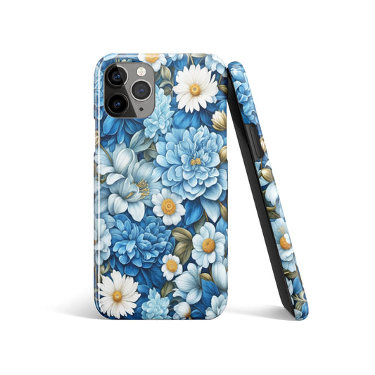 William Morris Blue Floral Pattern iPhone Case