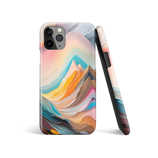 Abstract Landscape Painting iPhone Case