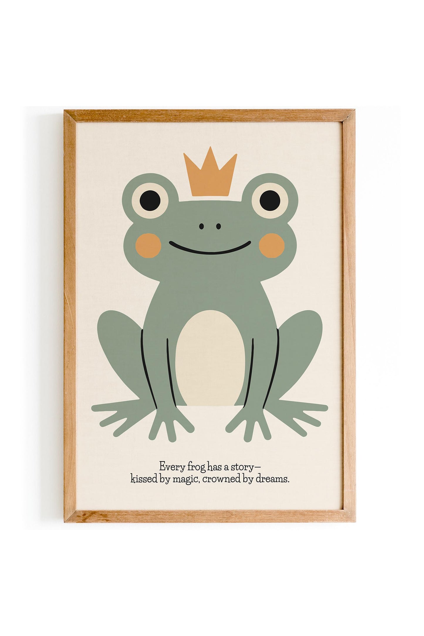 Magical Frog Poster – Kids Room Wall Art