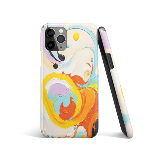 Expressive Hues Painting iPhone Case