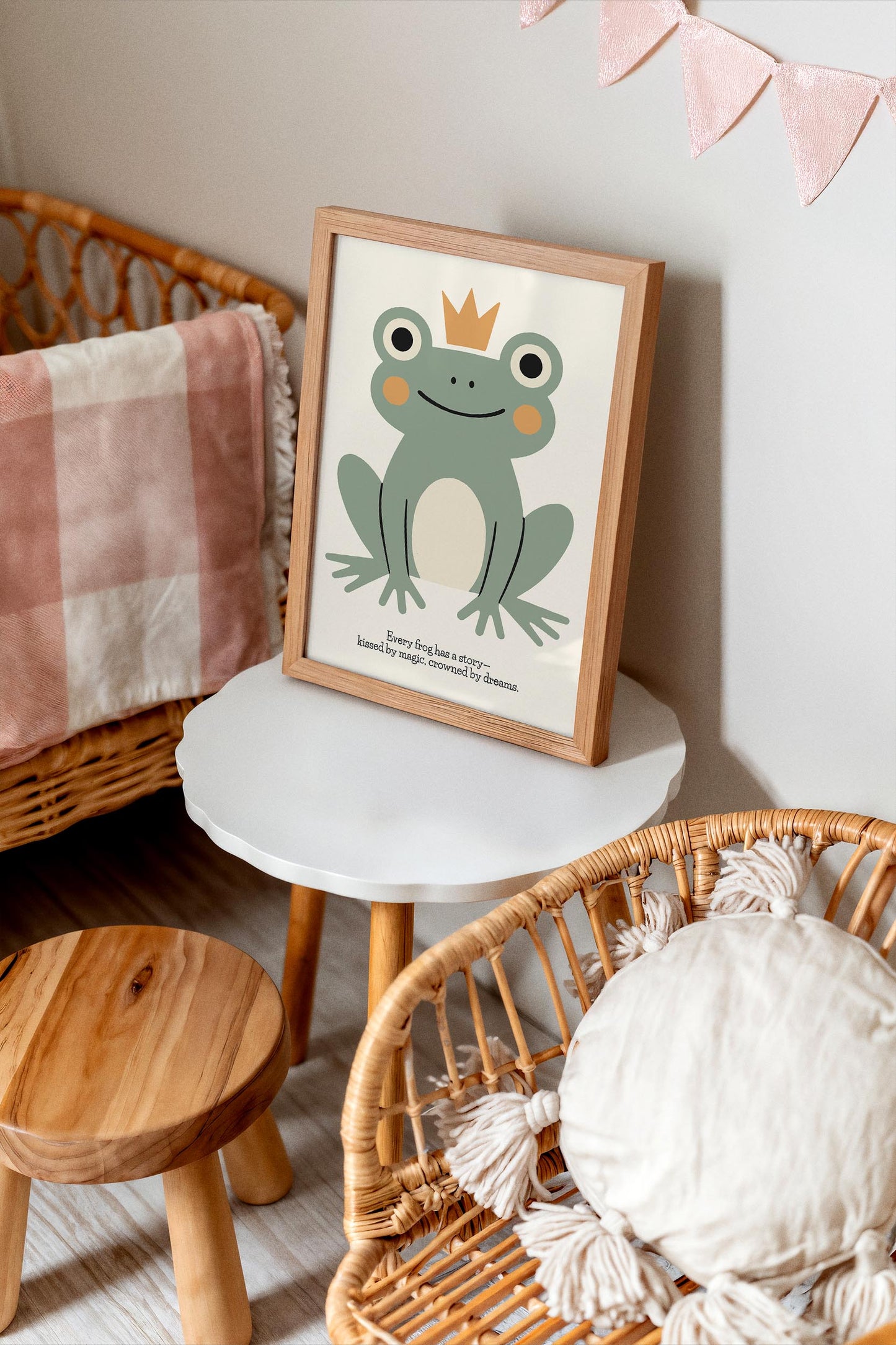 Magical Frog Poster – Kids Room Wall Art