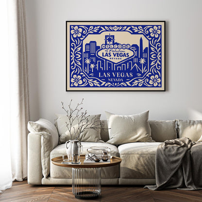 Las Vegas Nevada Poster - Horizontal Travel Wall Art