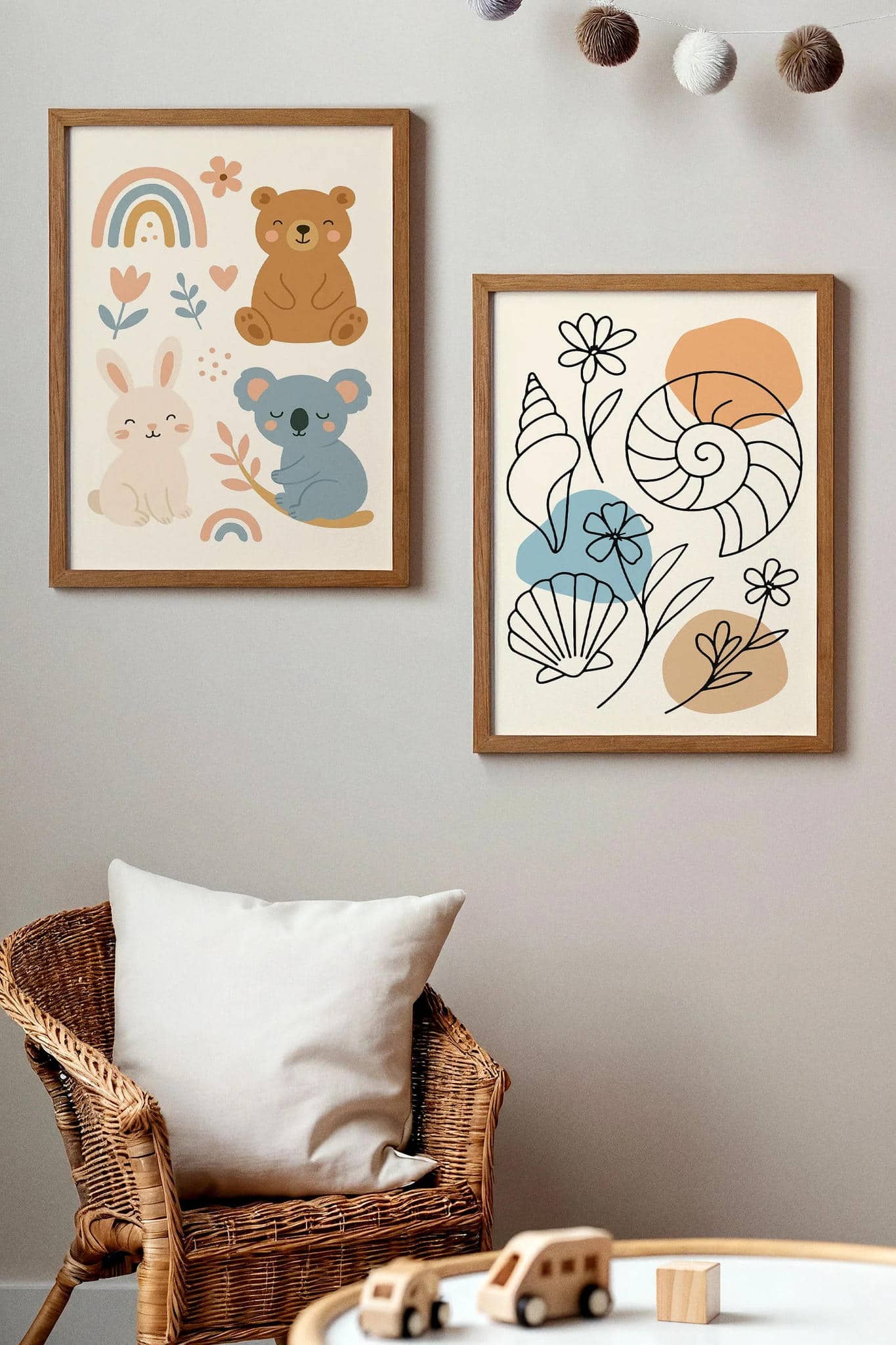 Minimalist Line Art Print – Coastal Wall Art