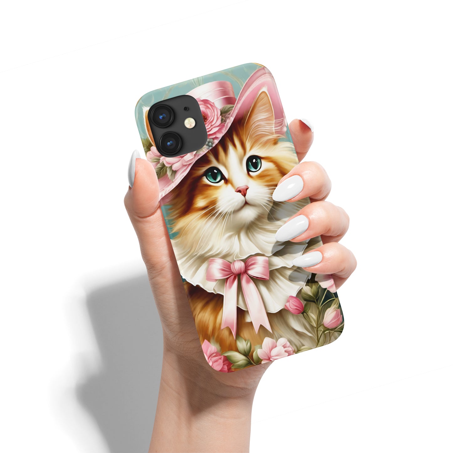 Victorian Cat Portrait iPhone Case