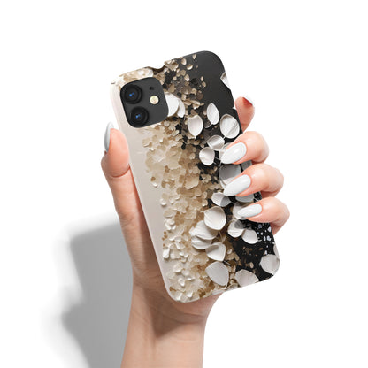 Stylish Botanical Beige iPhone Case