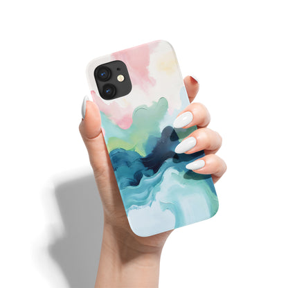 Abstract Ocean Painting iPhone Case