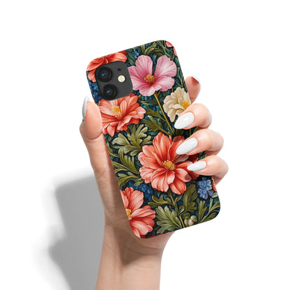 Green Floral Botanical iPhone Case