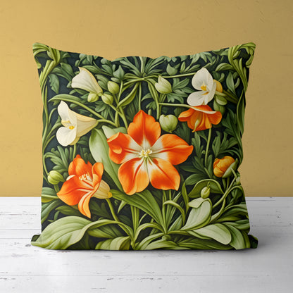 Art Nouveau William Morris Throw Pillow – Luxurious Touch