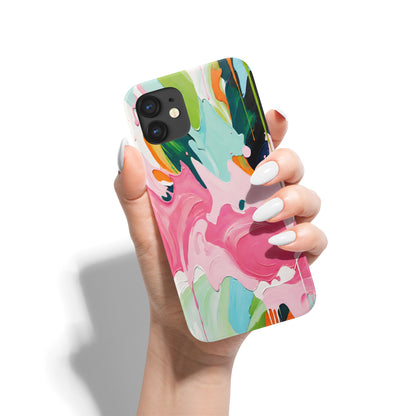 Pink Hues Painting iPhone Case