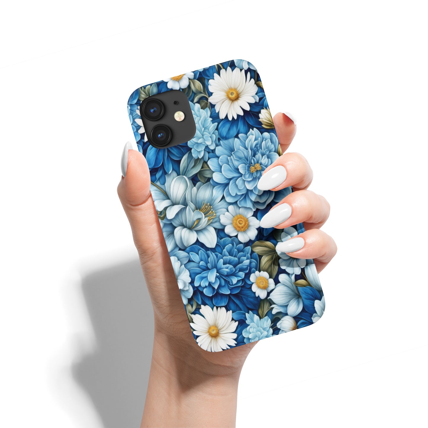 William Morris Blue Floral Pattern iPhone Case