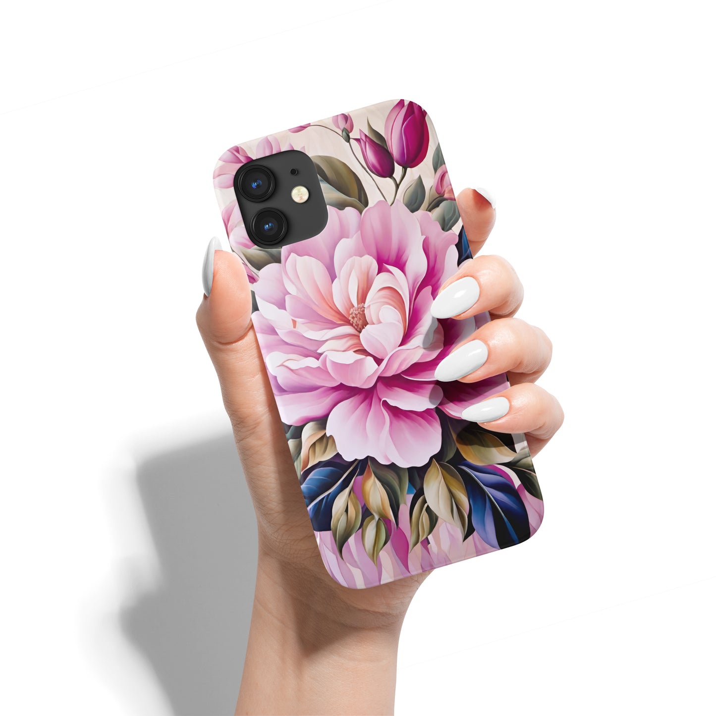 Pink Flower Painting iPhone Case