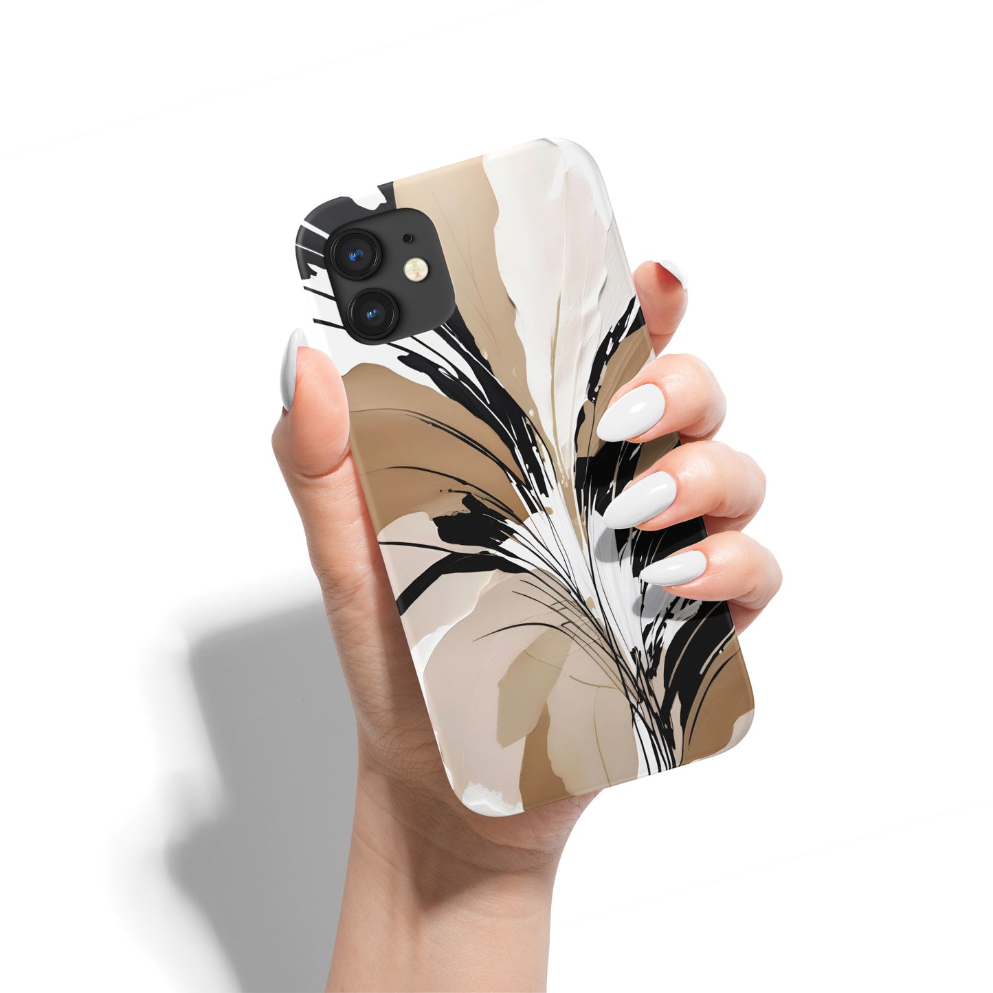 Elegant Nature Beige iPhone Case