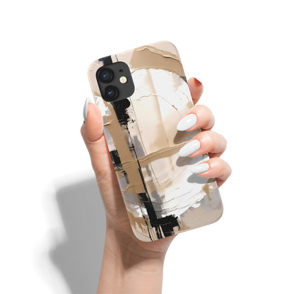 Chromatic Illusions Beige iPhone Case