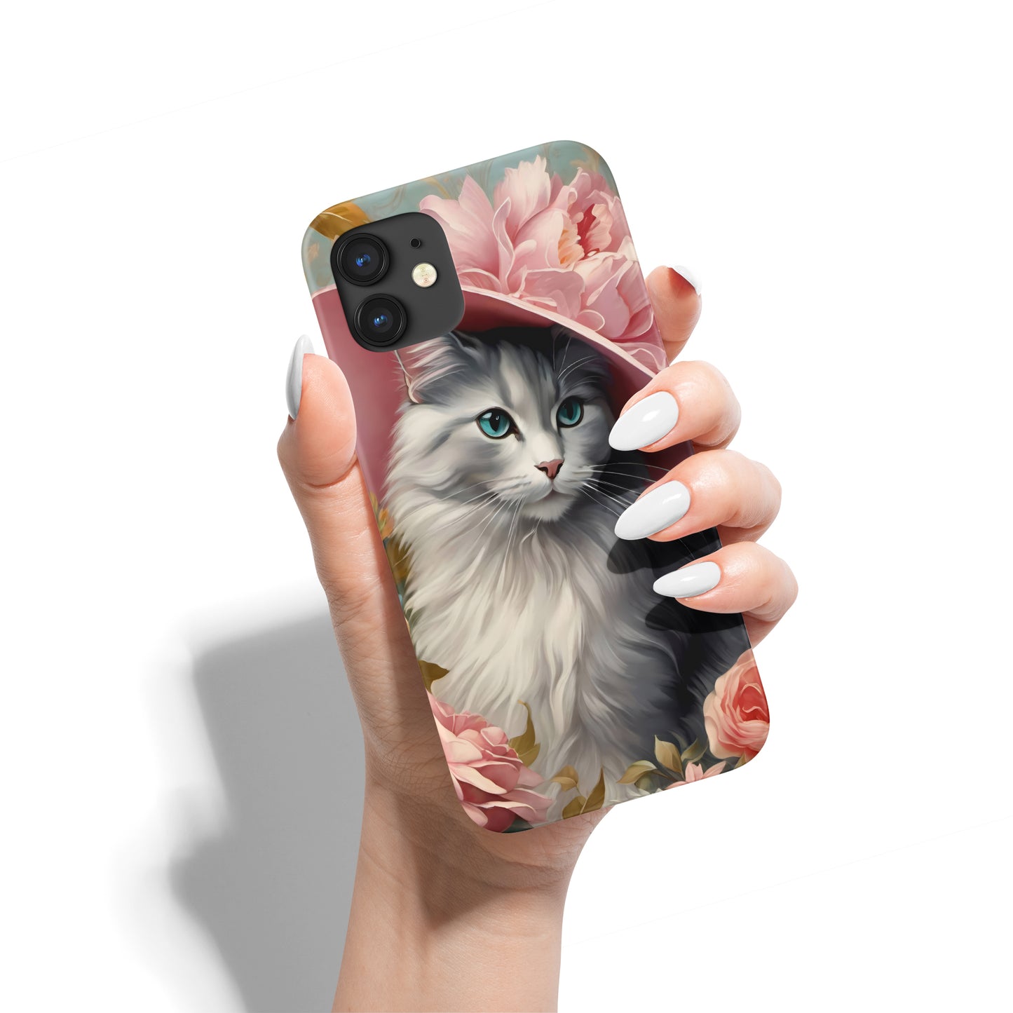 Cute Cat Portrait iPhone Case