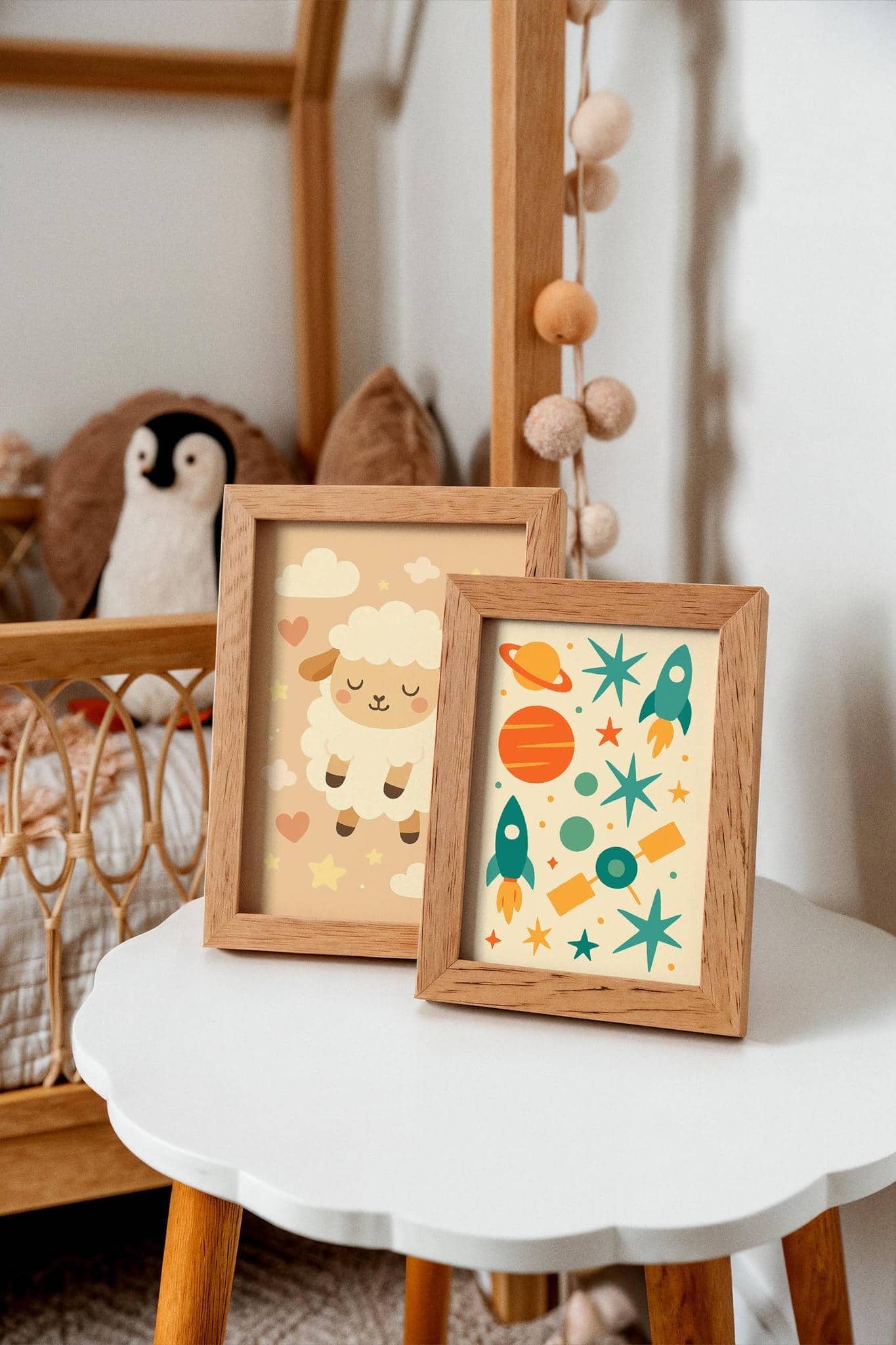 Colorful Space Exploration Art Print – Fun & Educational Wall Art
