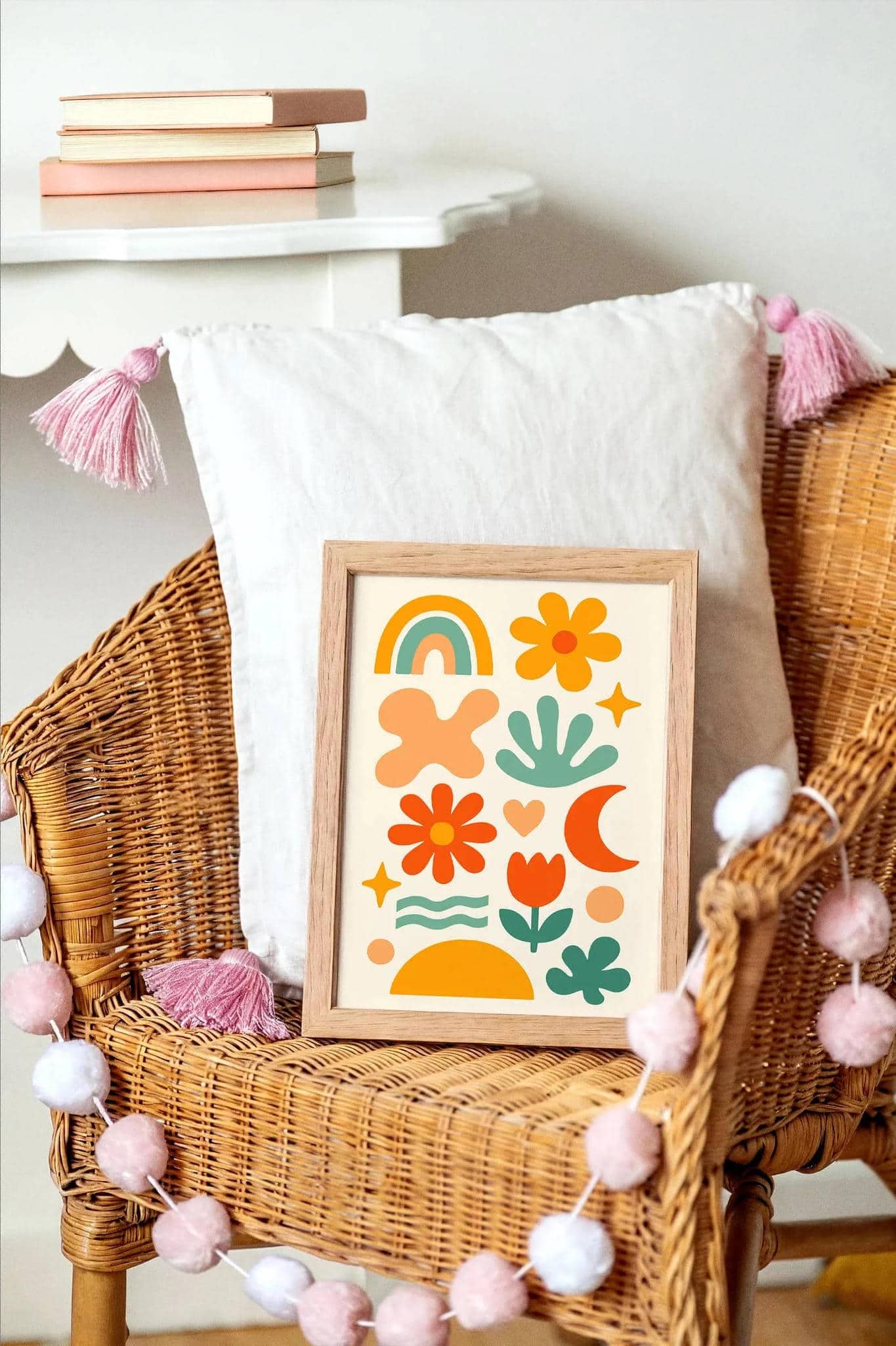 Mid-Century Nursery Art – Abstract Kids Decor