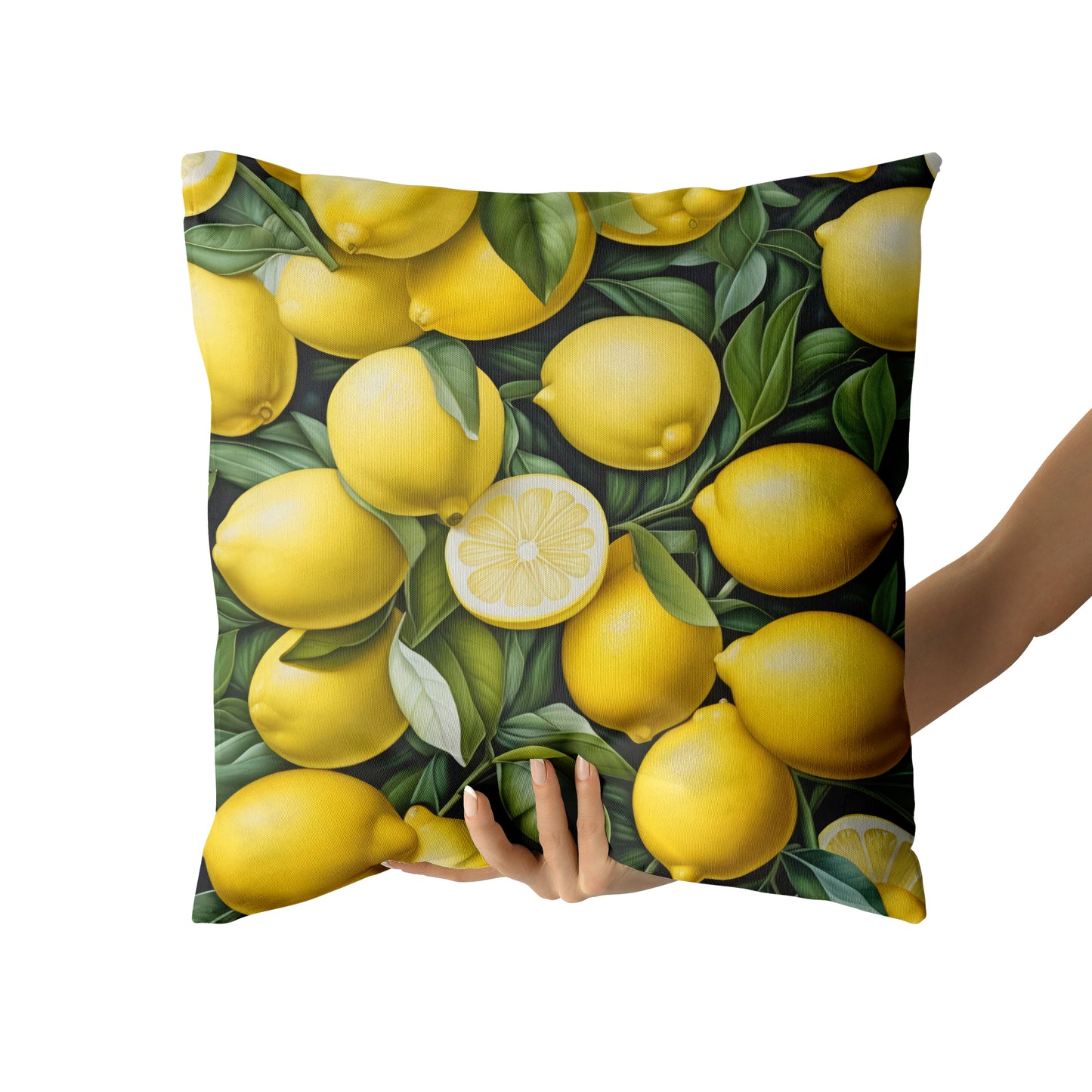 Yellow Lemons Kitchen Pillow – Ideal for Home Makeover