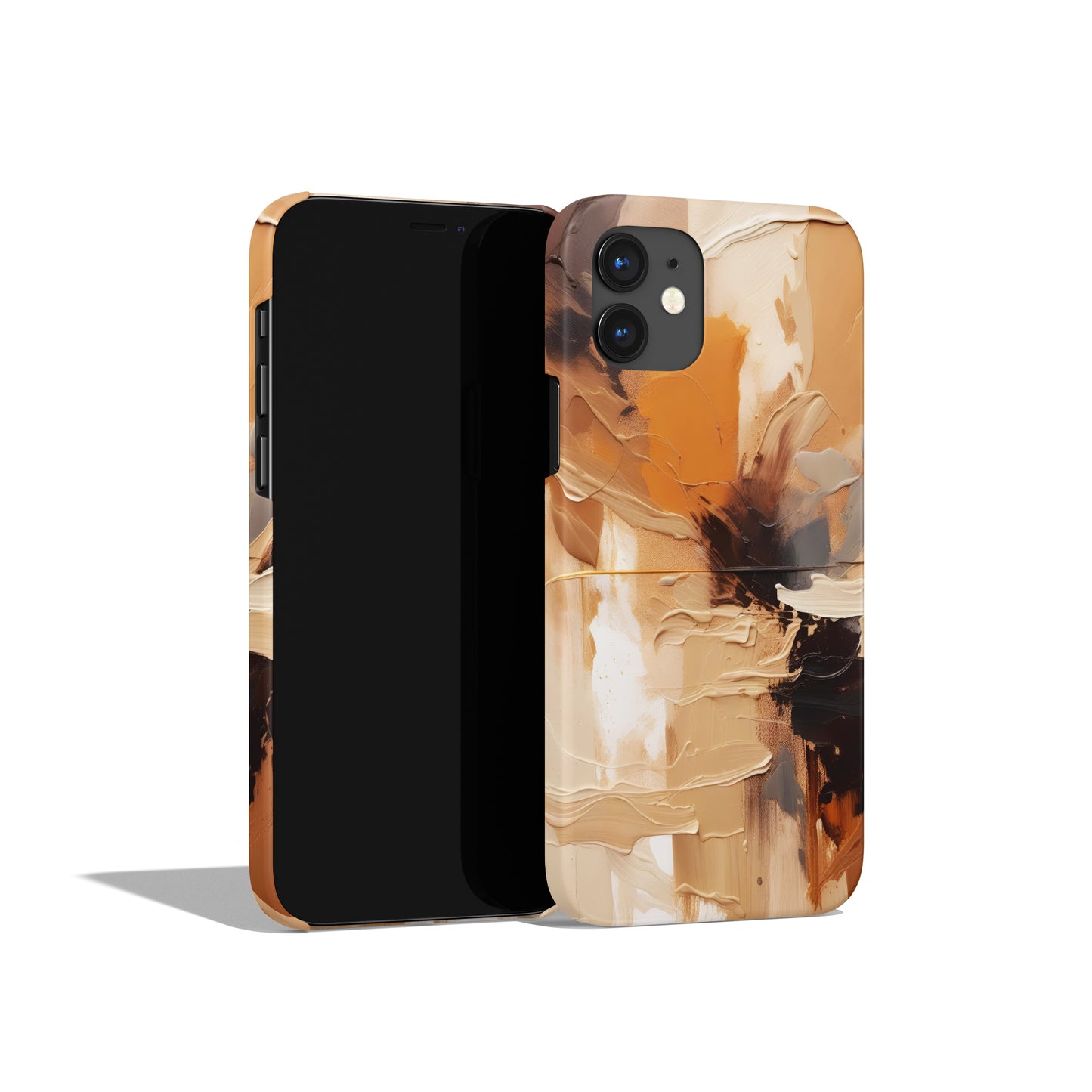 Neutral Colors Abstract Painting iPhone Case