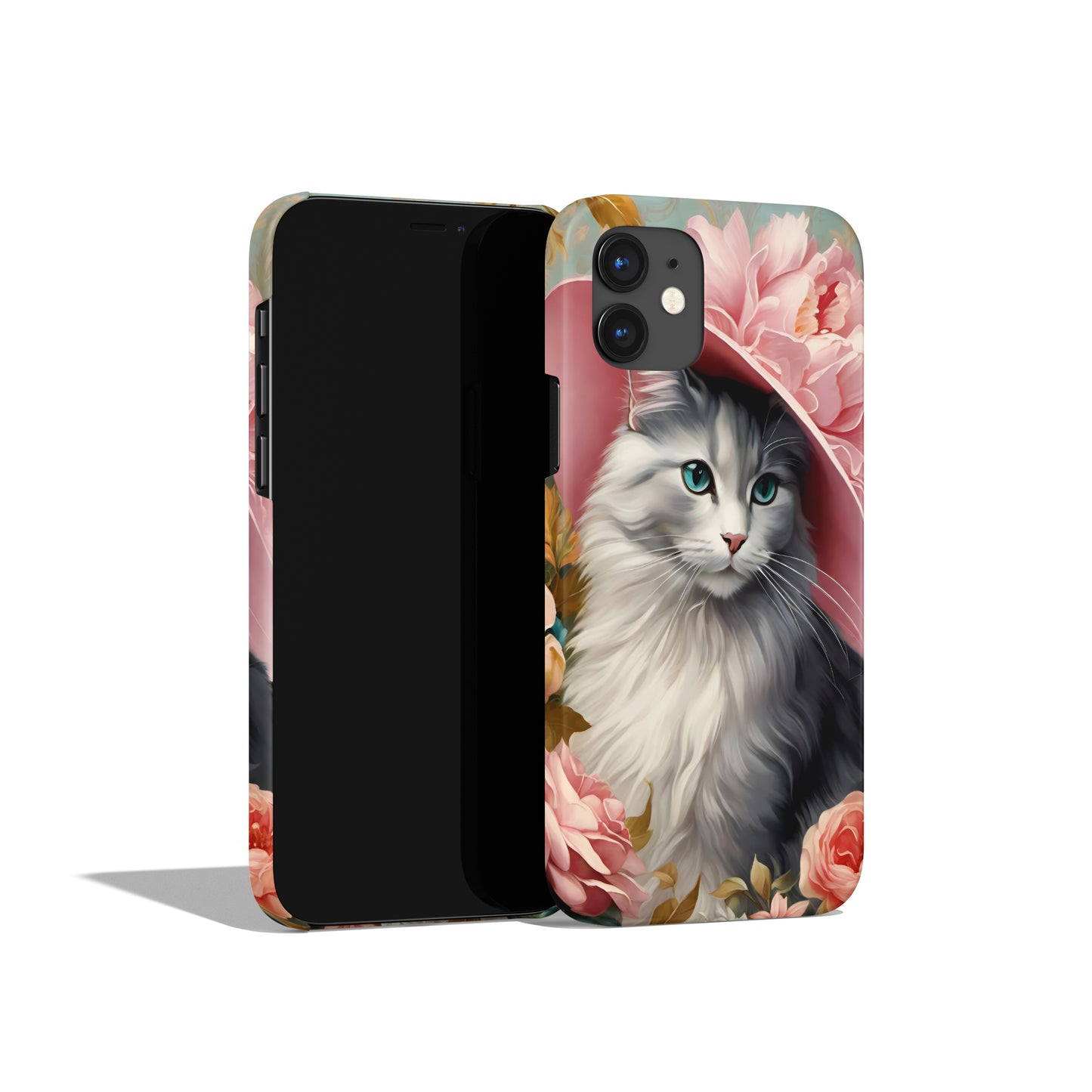 Cute Cat Portrait iPhone Case