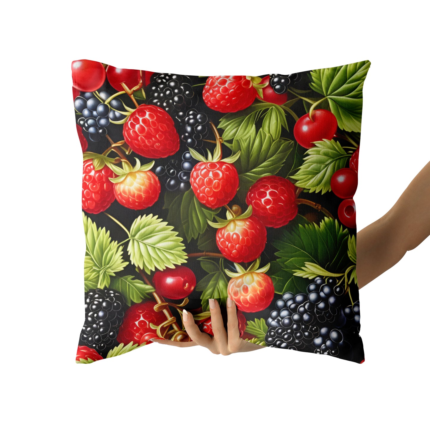 Forest Fruits Dining Room Throw Pillow