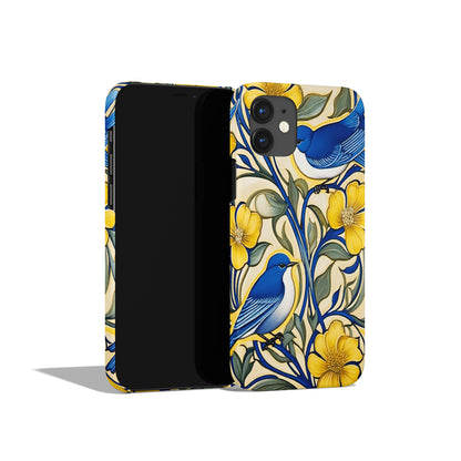 Blue and Yellow Nature iPhone Case