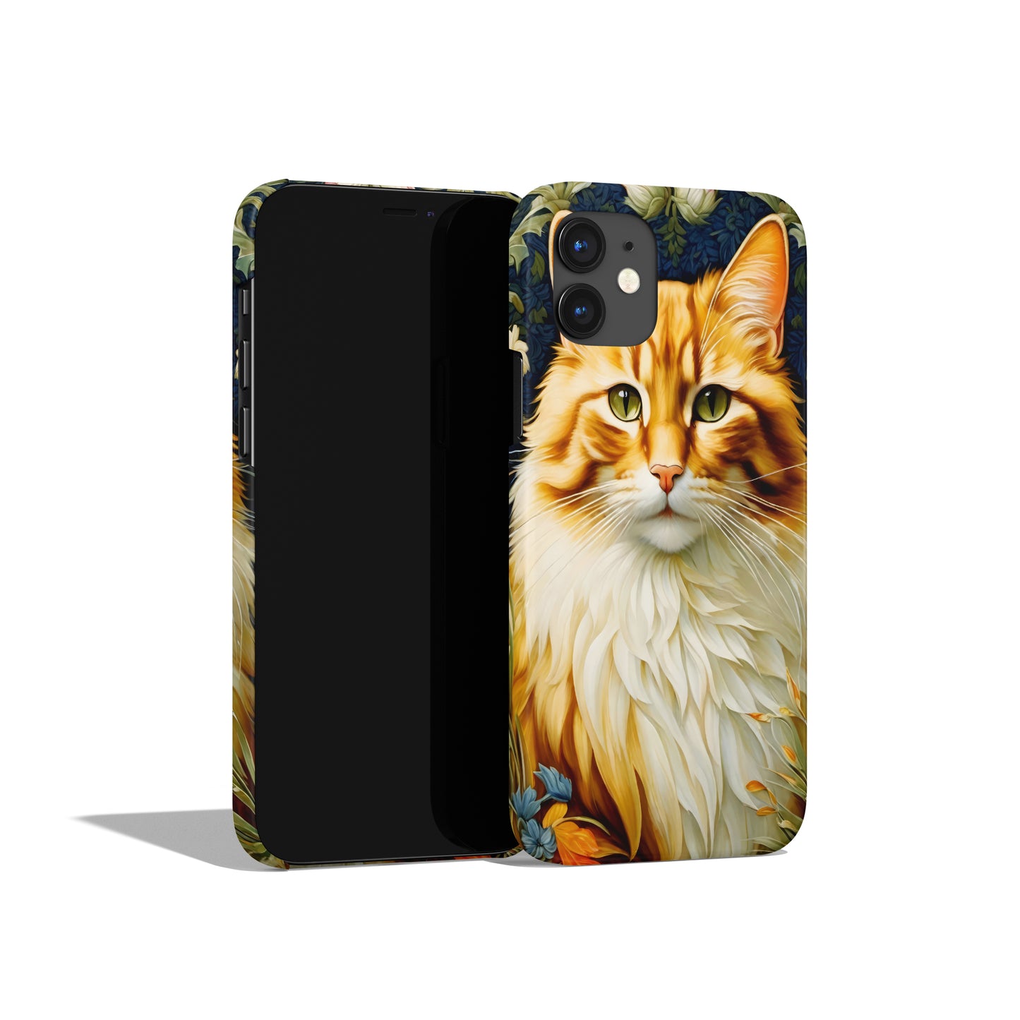 Stylish Cat Art iPhone Case