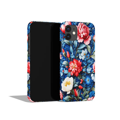 W. Morris Blue Floral iPhone Case