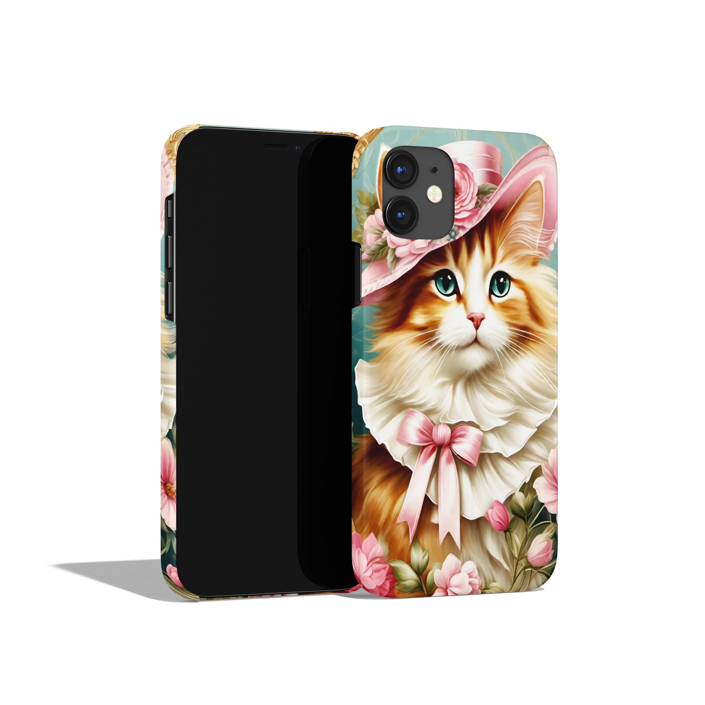 Victorian Cat Portrait iPhone Case