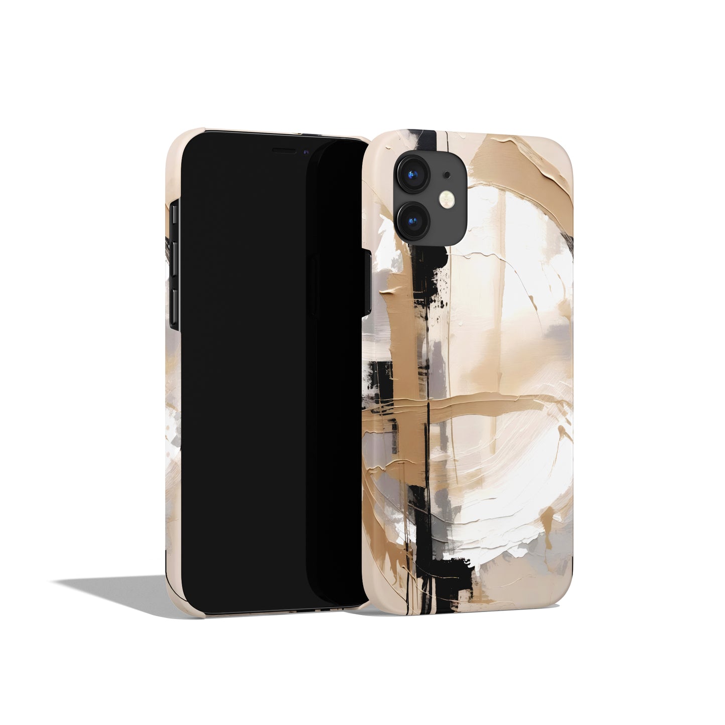 Chromatic Illusions Beige iPhone Case