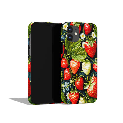 Fraises Pattern iPhone Case